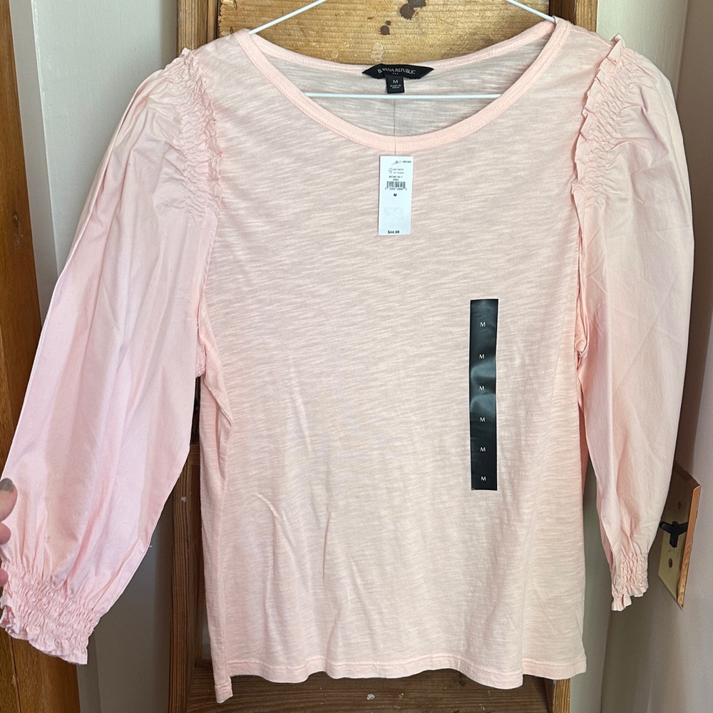 Light Pink Long Sleeve Top